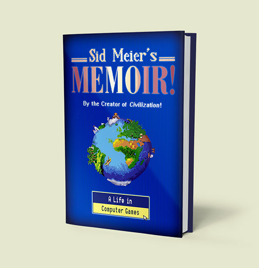 Photo of Sid Meier's Memoir book front cover